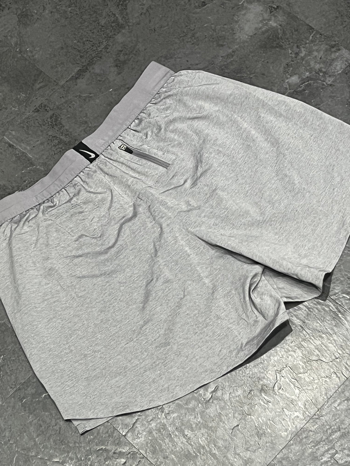 Grey Nike Men’s Dri Fit Flex Stride 5” Brief Lined Running Shorts