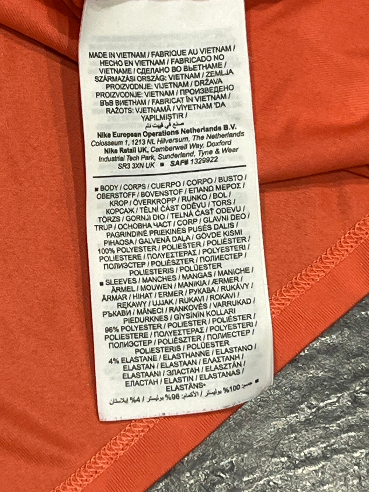 Orange Nike Men’s Dri Fit Rise 365 Running Division T Shirt