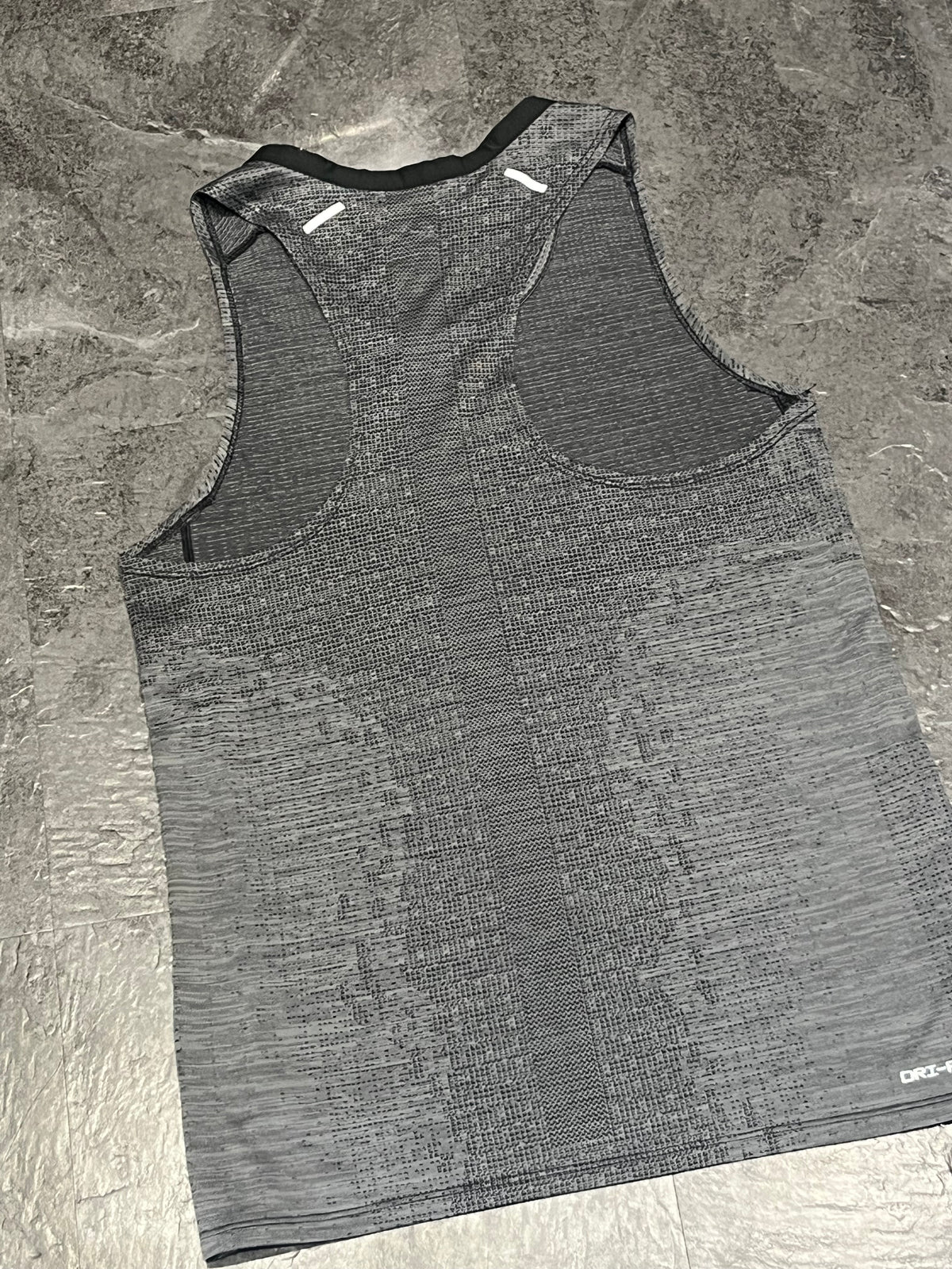 Dark Grey Nike Men’s Dri Fit ADV Running Singlet