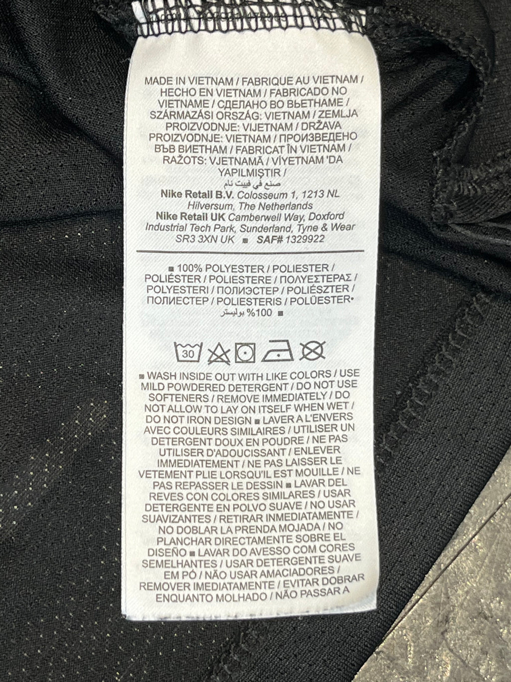 Black Nike Men’s Dri Fit Miler Long Sleeve Running Top