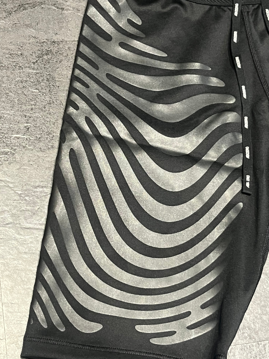 Black Adidas Adizero Men’s Rheon Control Racing 1/2 Tights