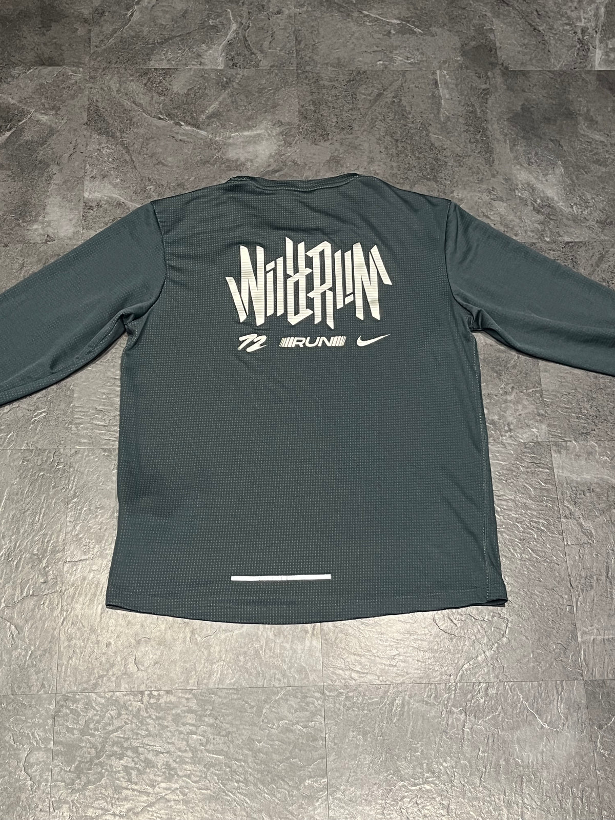 Green Nike Men’s Dri Fit Wild Run Long Sleeve Running Top