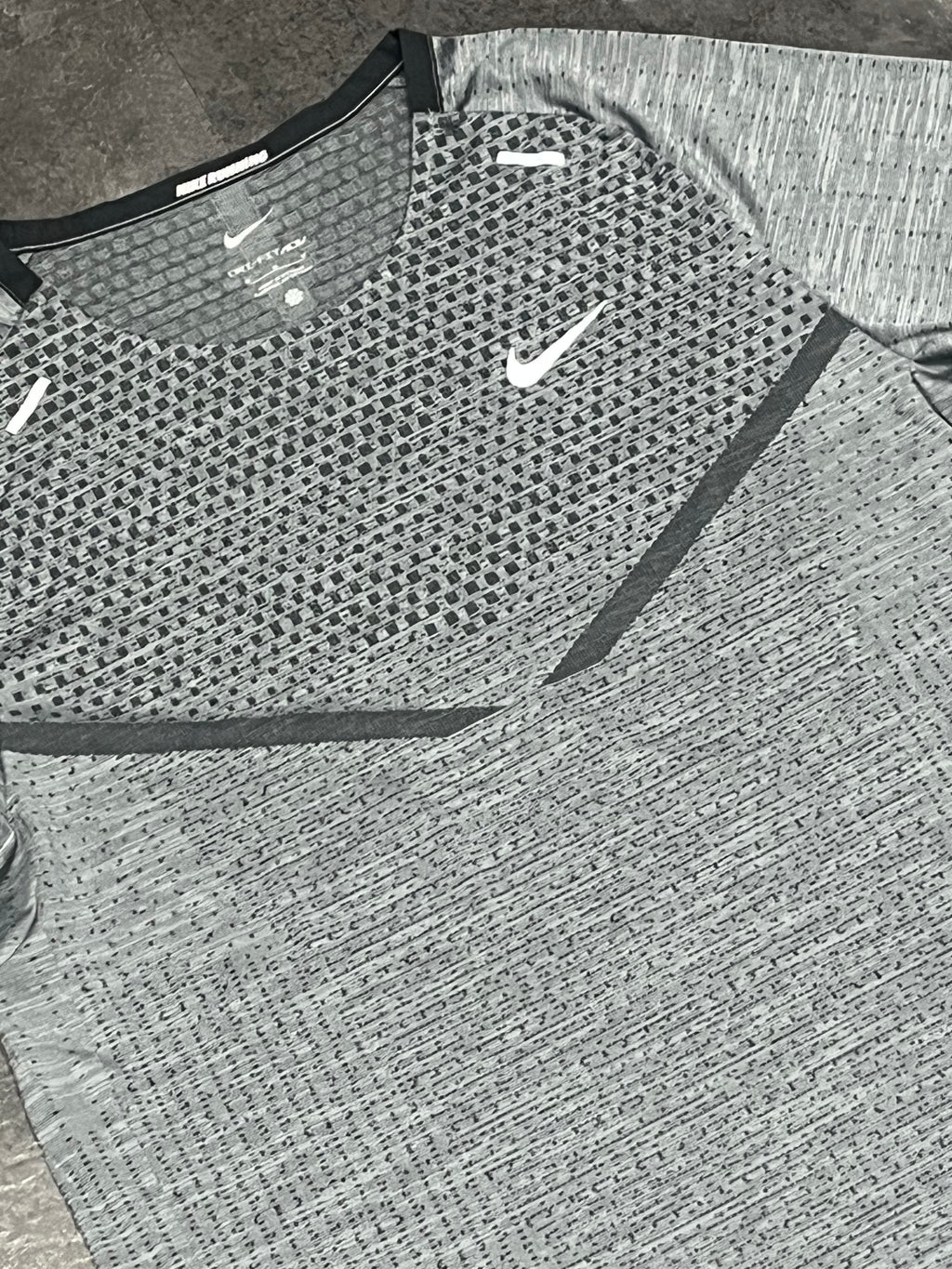 Grey Nike Men’s Dri Fit ADV Running T Shirt