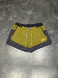 Olive Flak & Gridiron Nike Men’s Dri Fit Trail 5” Brief Lined Running Shorts