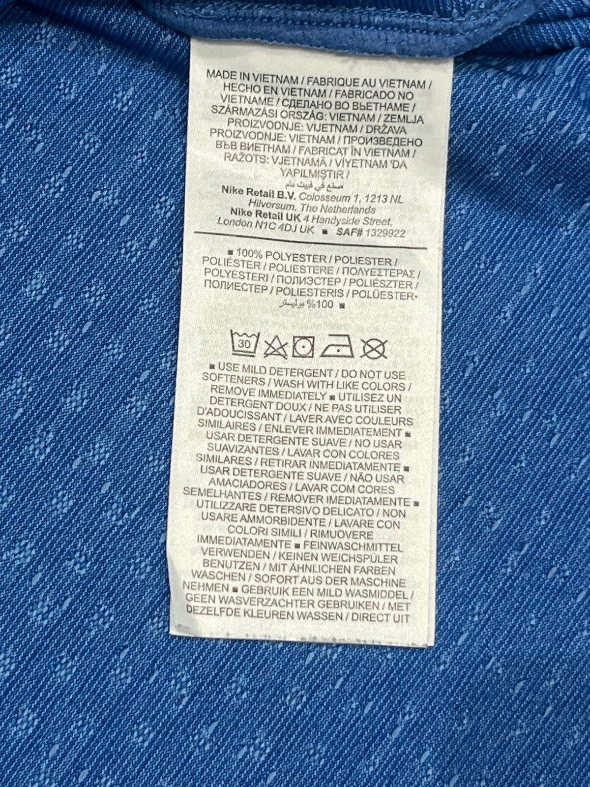 Blue Nike Men’s Dri Fit ADV Running T Shirt