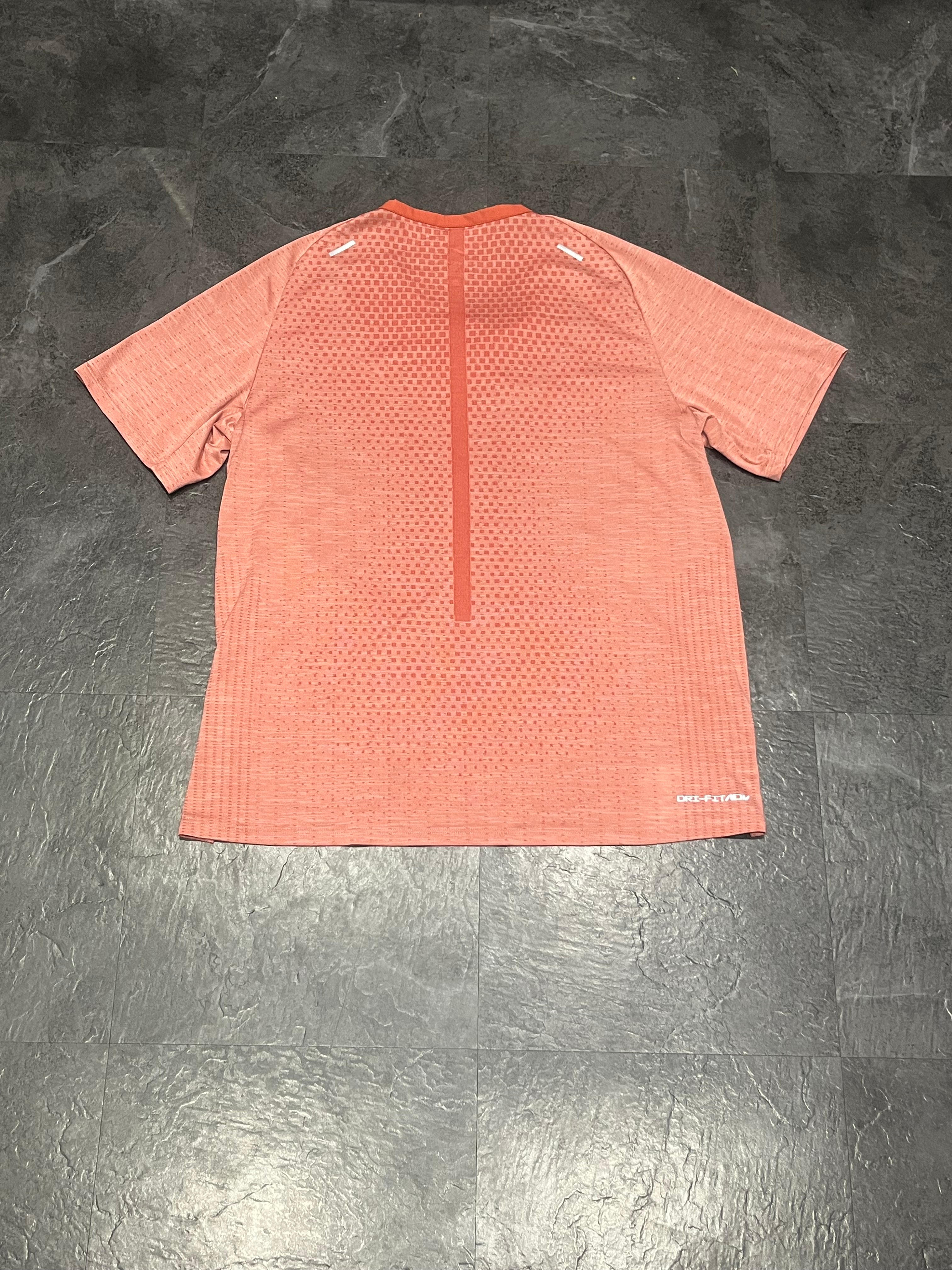 Peach Nike Dri Fit ADV Running T Shirt