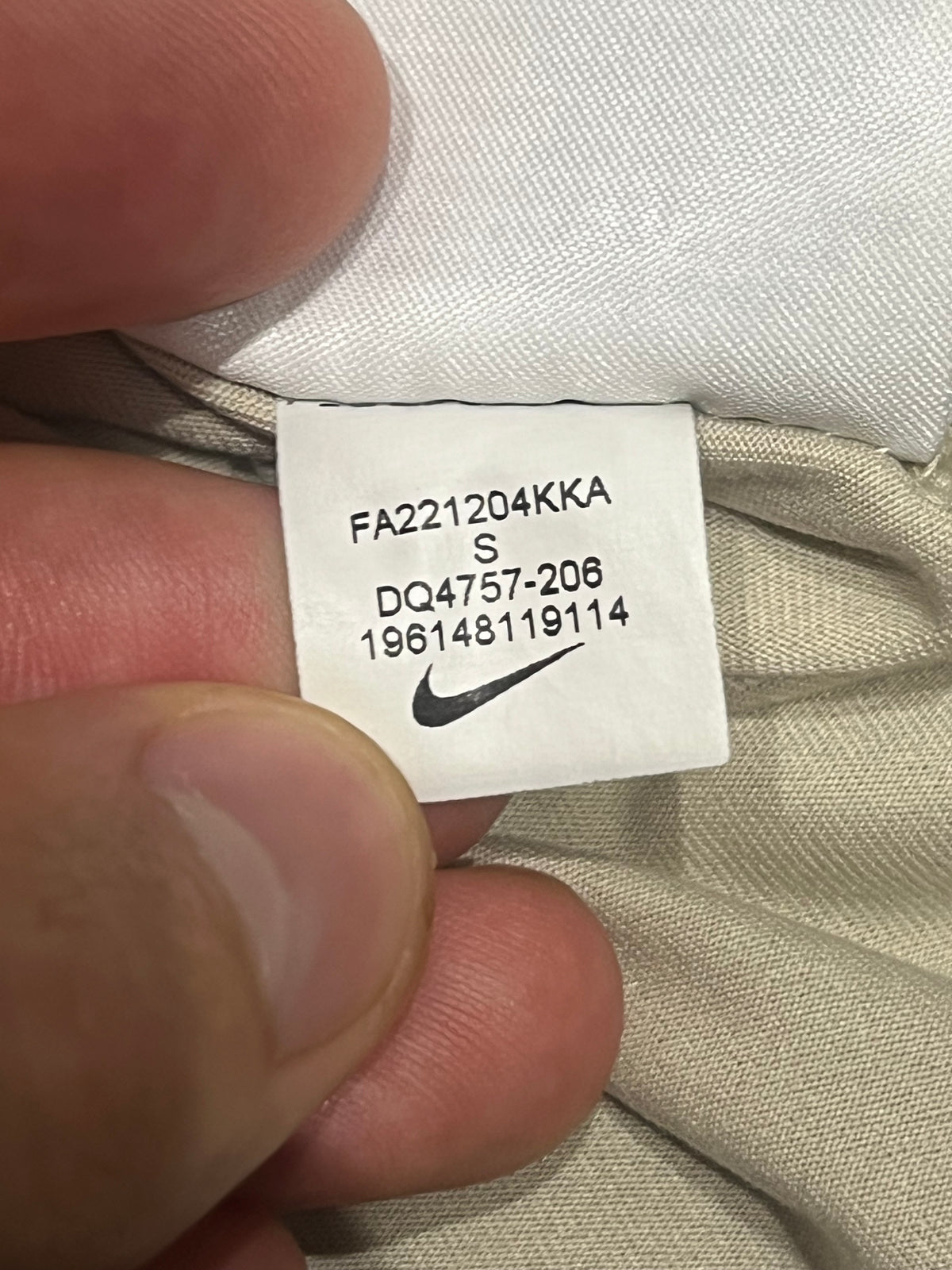 Beige Nike Men’s Dri Fit Rise 365 Running Division T Shirt