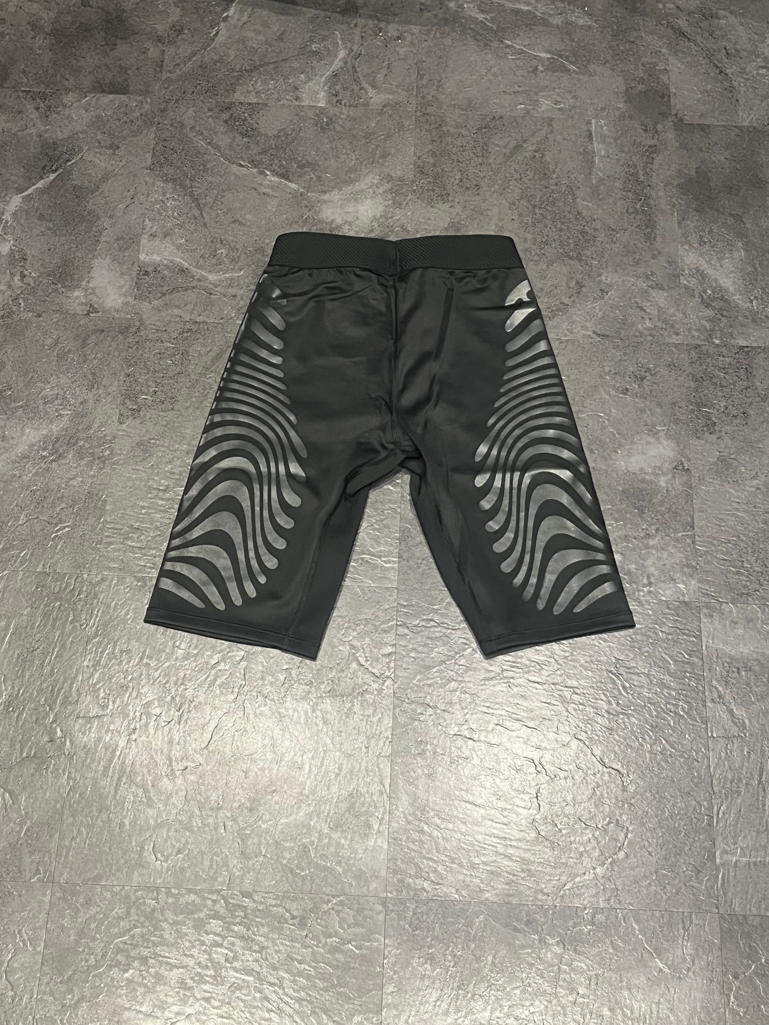 Black Adidas Adizero Rheon Control Racing 1/2 Tights