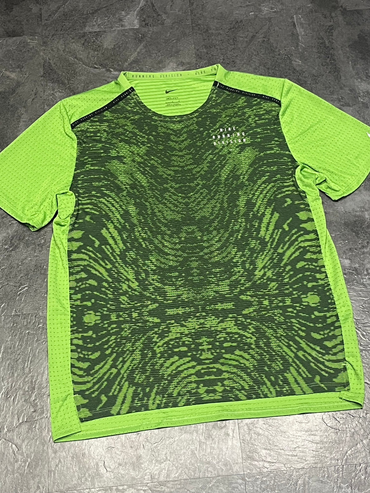 Green Nike Men’s Dri Fit Rise 365 Running Division T Shirt
