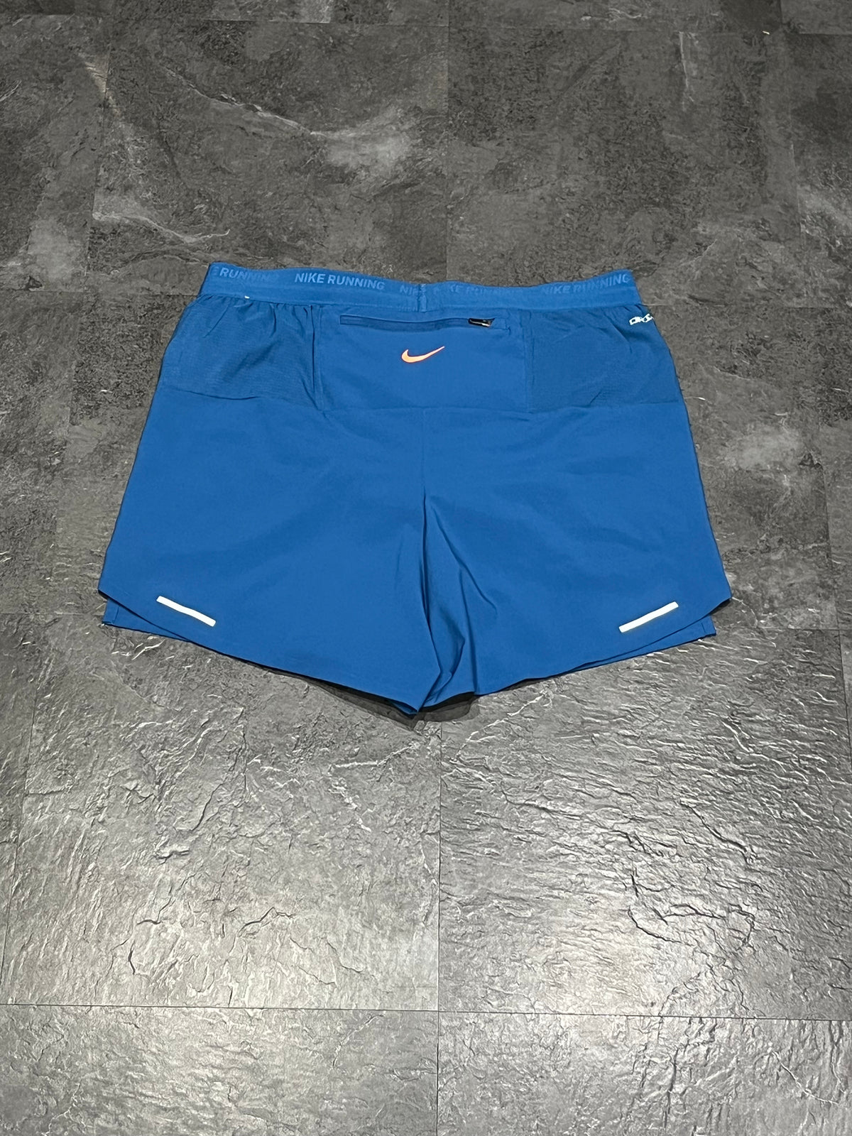 Blue Nike X Blue Ribbon TC Men’s Dri Fit Flex Stride 5” Brief Lined Running Shorts