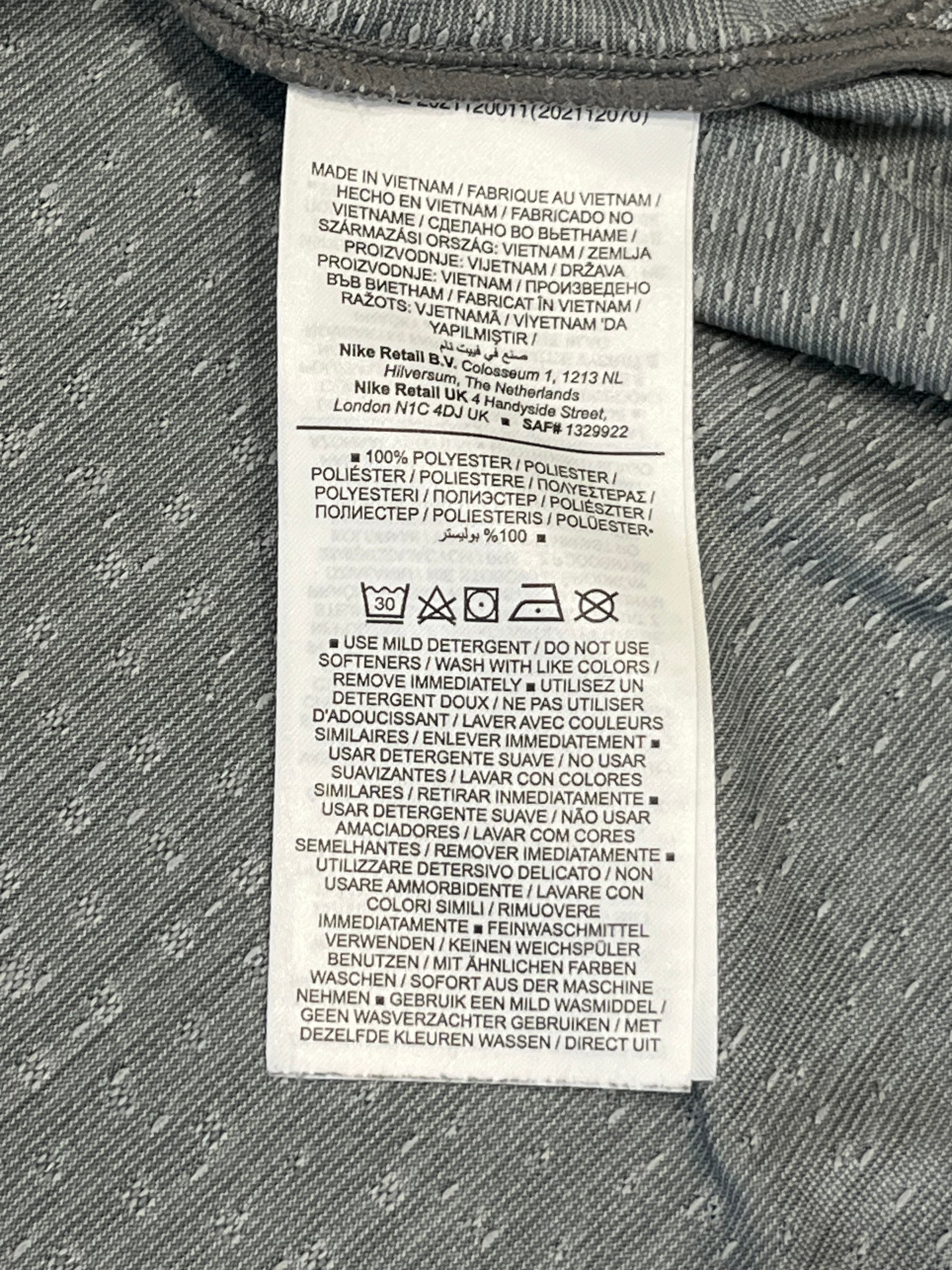 Grey Nike Men’s Dri Fit ADV Running T Shirt