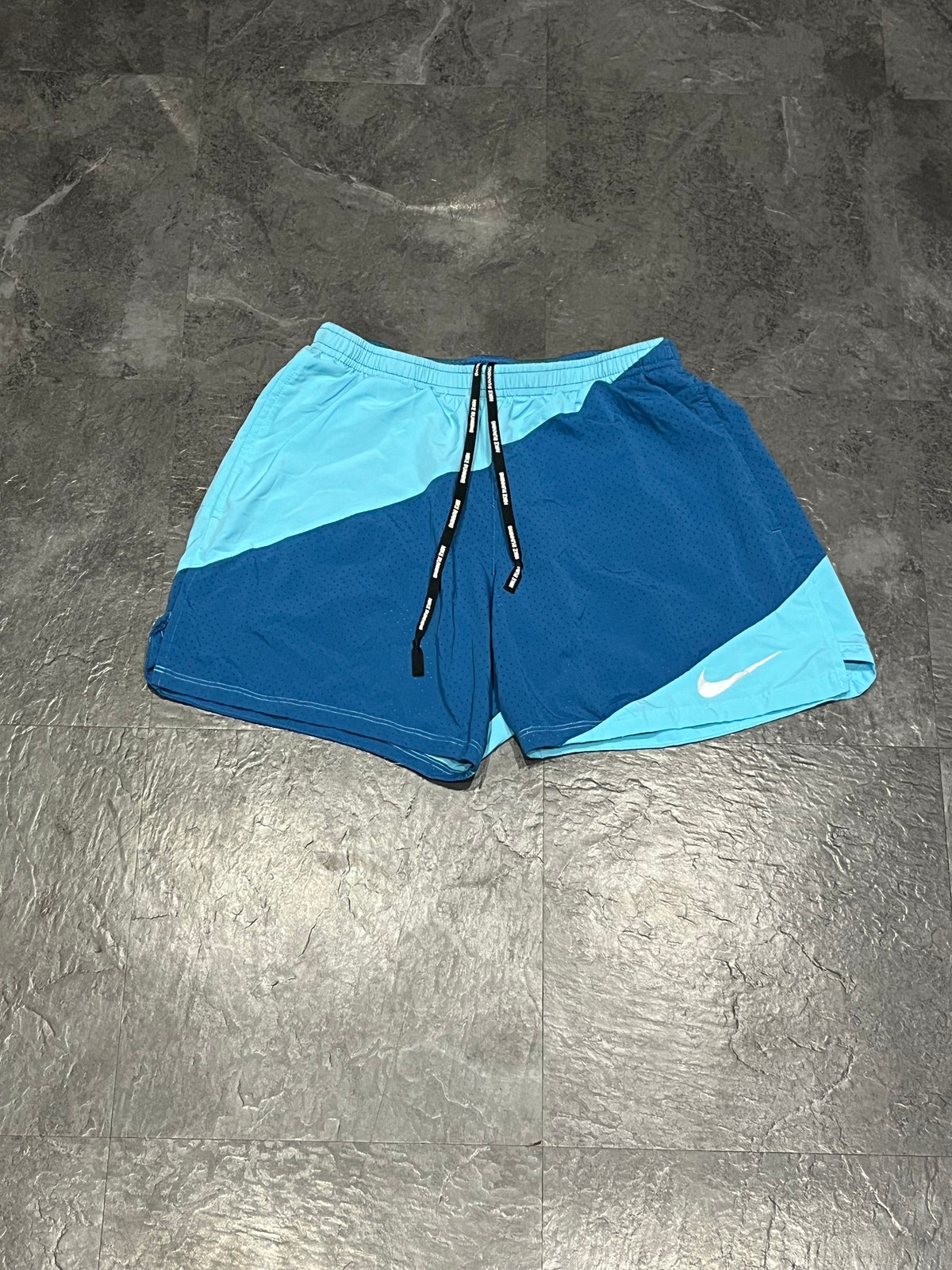 Navy / Light Blue Nike Men’s Dri Fit Miler Running Shorts