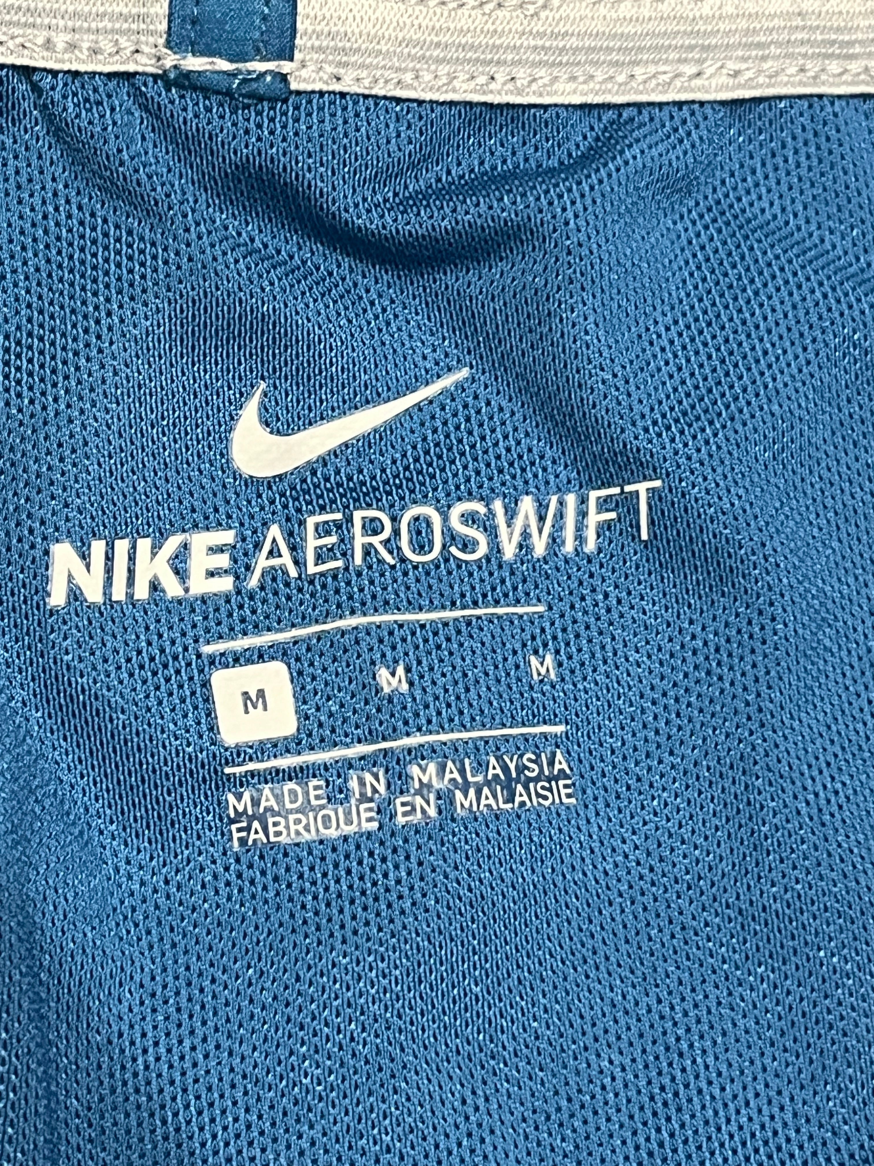 Blue Nike Men’s Dri Fit AeroSwift Pro Elite Racing 4” Split Shorts