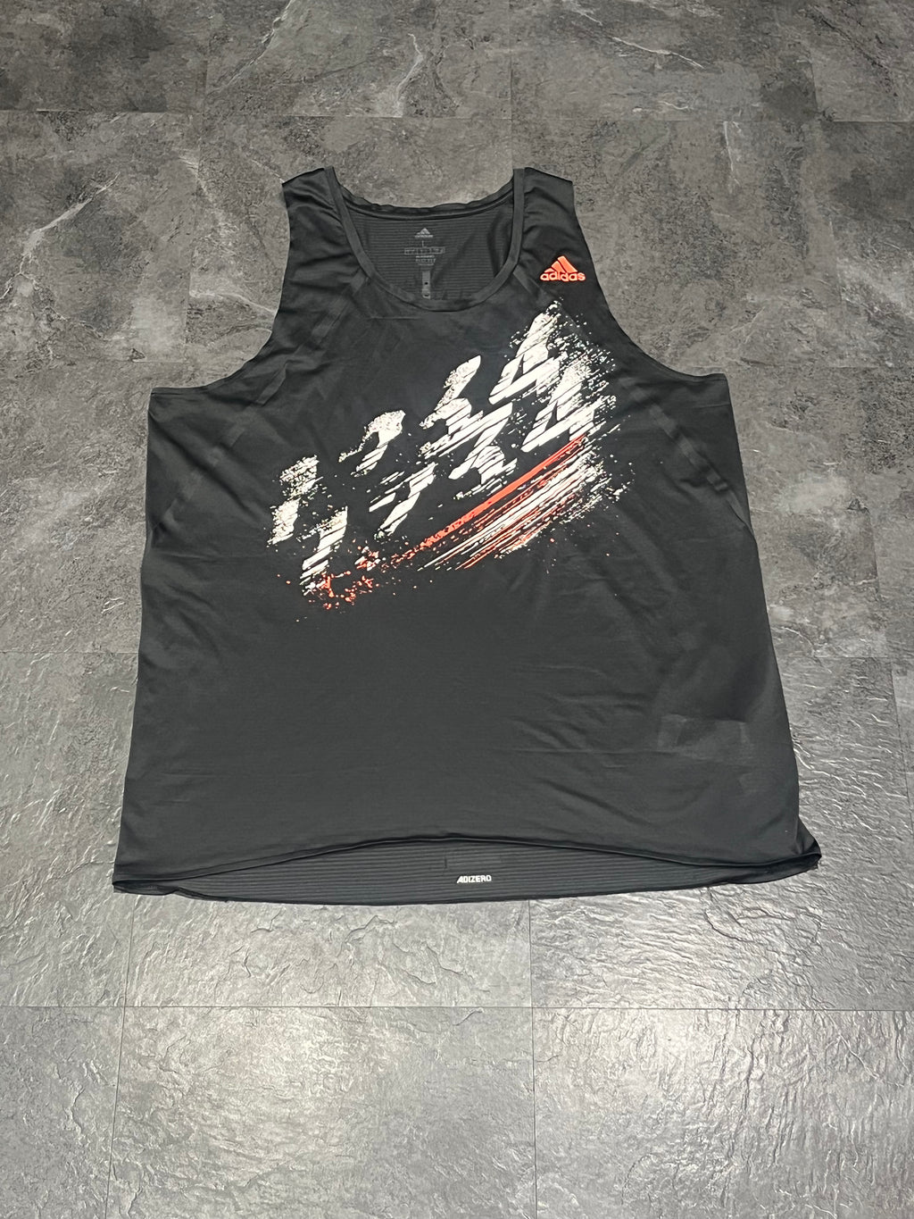 Black Adidas Adizero Men’s Sub 2 Racing Singlet