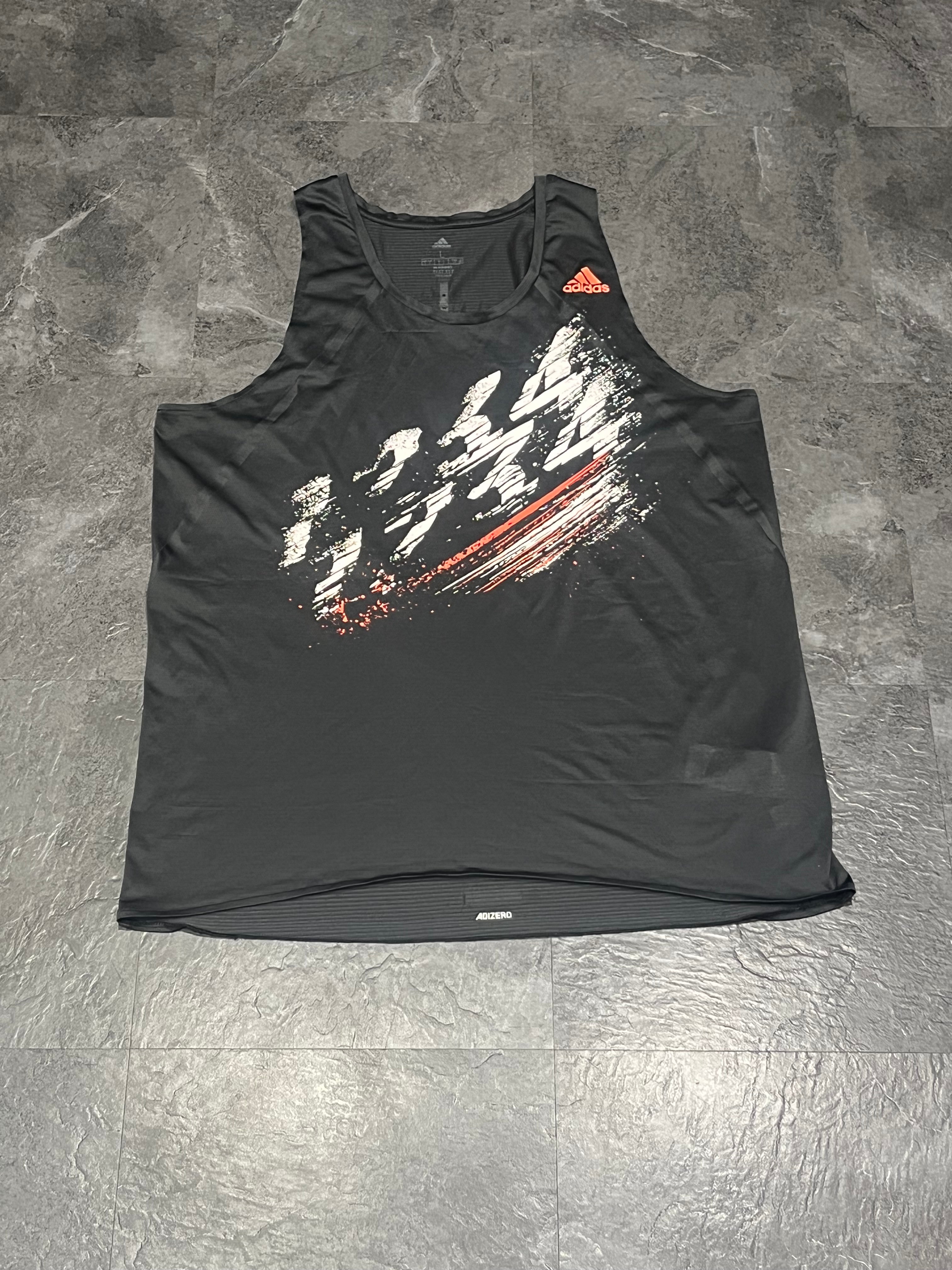 Black Adidas Adizero Men’s Sub 2 Racing Singlet