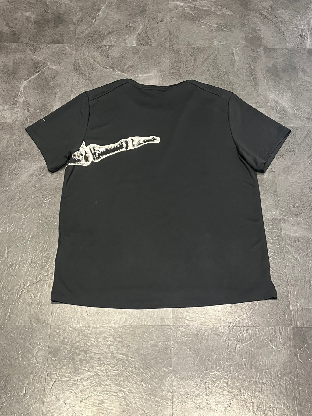 Black & White Nike Men’s Dri Fit Running Division “Bone” T Shirt