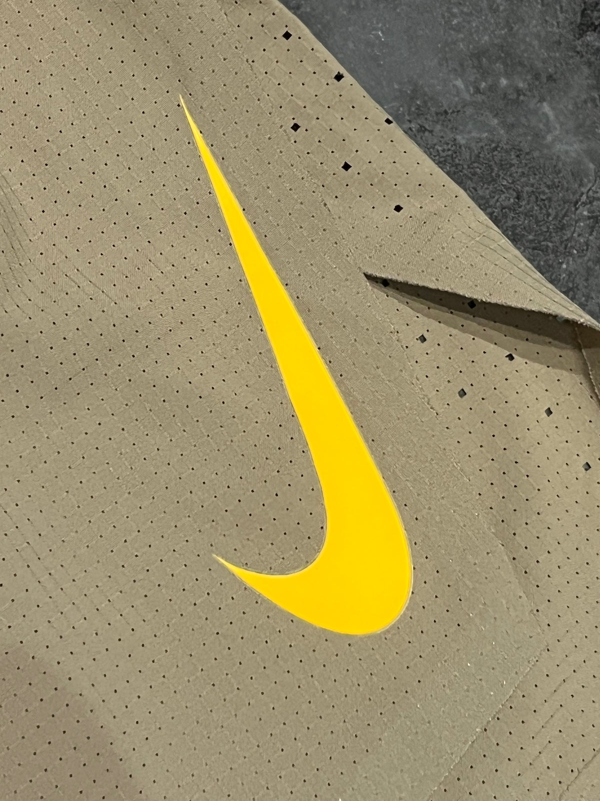 Beige Nike Men’s Dri Fit ADV Aeroswift 2” Racing Split Shorts
