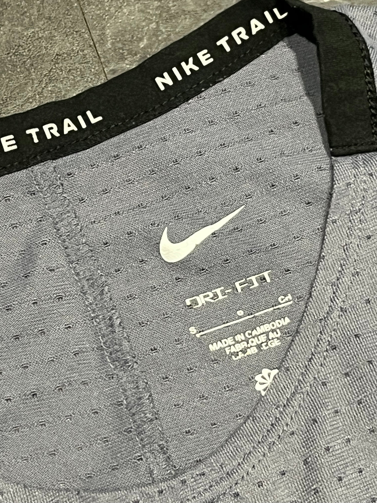 Light Purple Nike Men’s Dri Fit Rise 365 Trail Running T Shirt