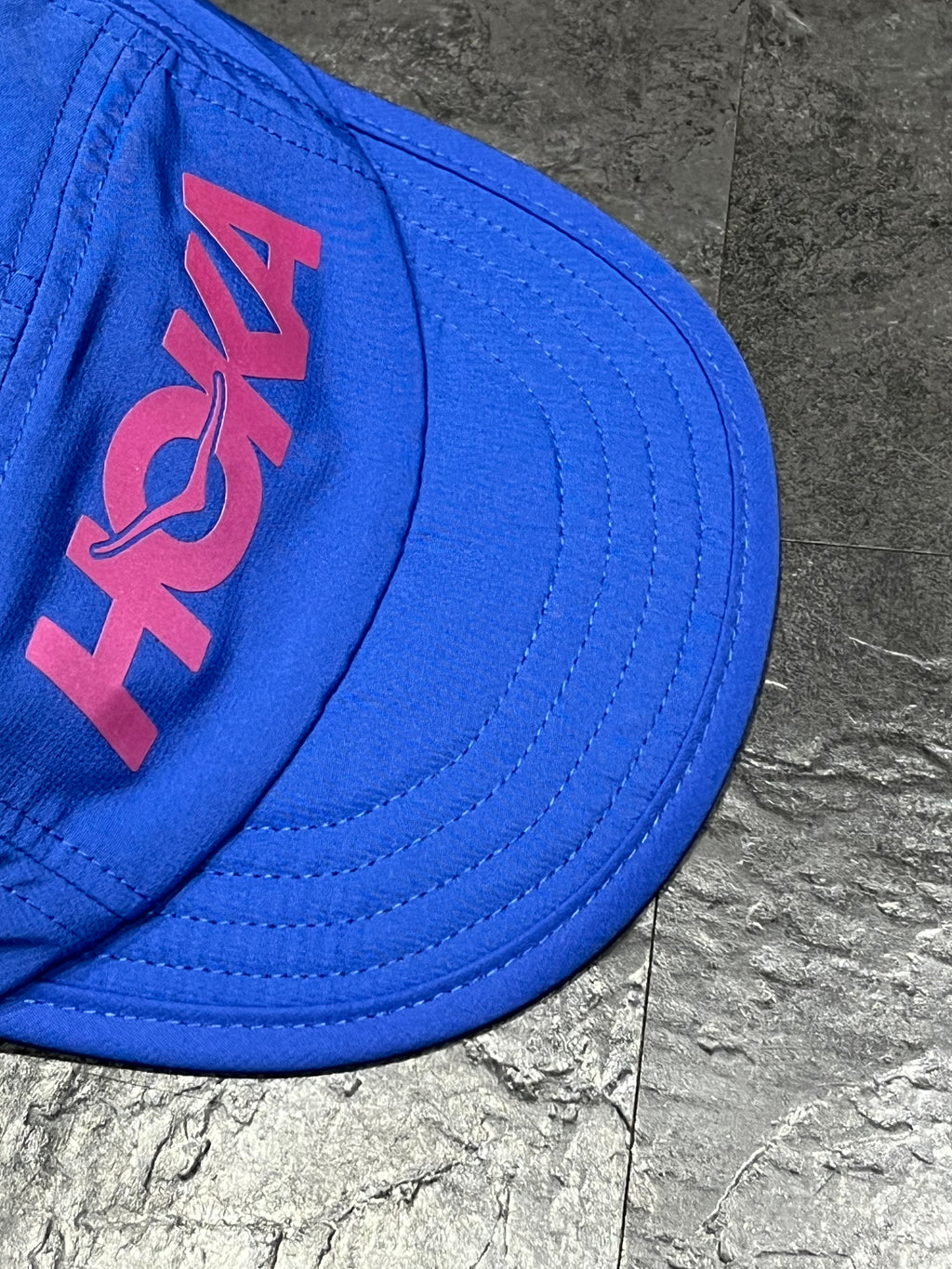 Blue & Purple Hoka Unisex Packable Trail Running Cap