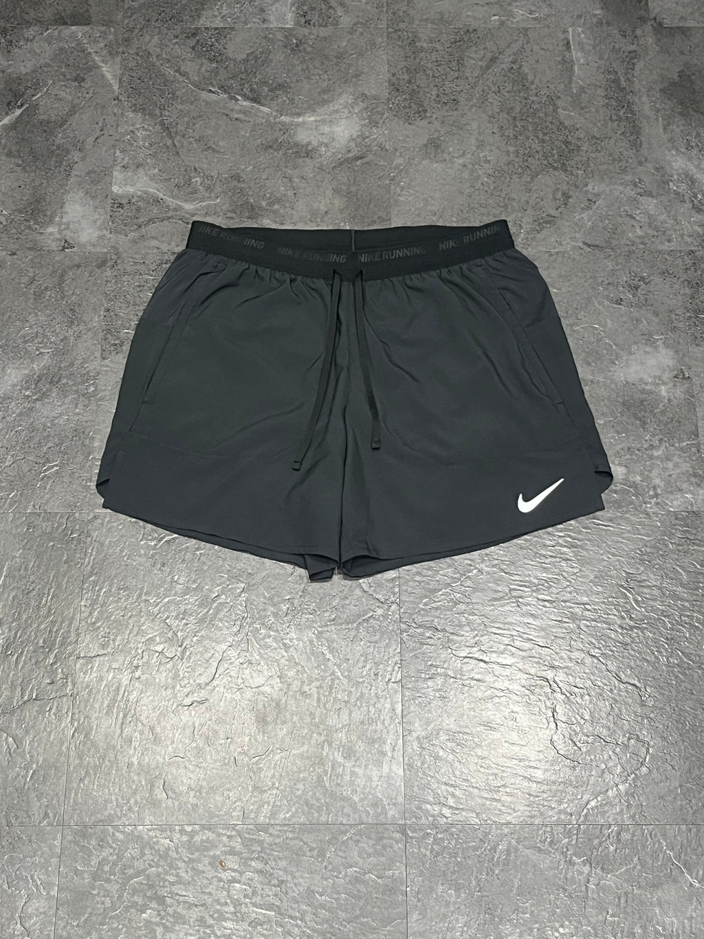 Black Nike Men’s Dri Fit Flex Stride 5” Brief Lined Running Shorts
