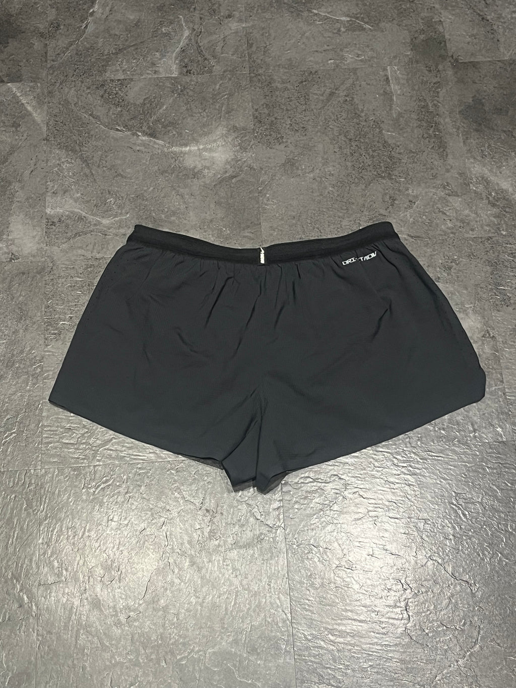 Black Nike Men’s Dri Fit ADV Aeroswift 2” Racing Split Shorts