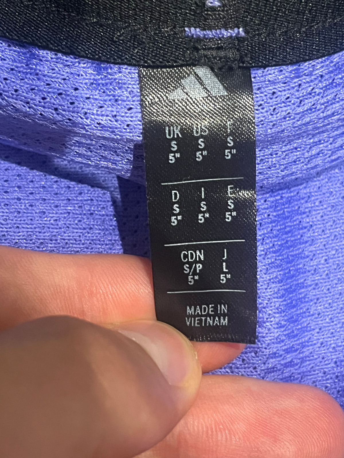 Blueish Purple Adidas Men’s Terrex Light Running Shorts