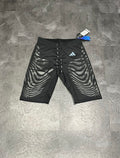 Black Adidas Adizero Men’s Rheon Control Racing 1/2 Tights