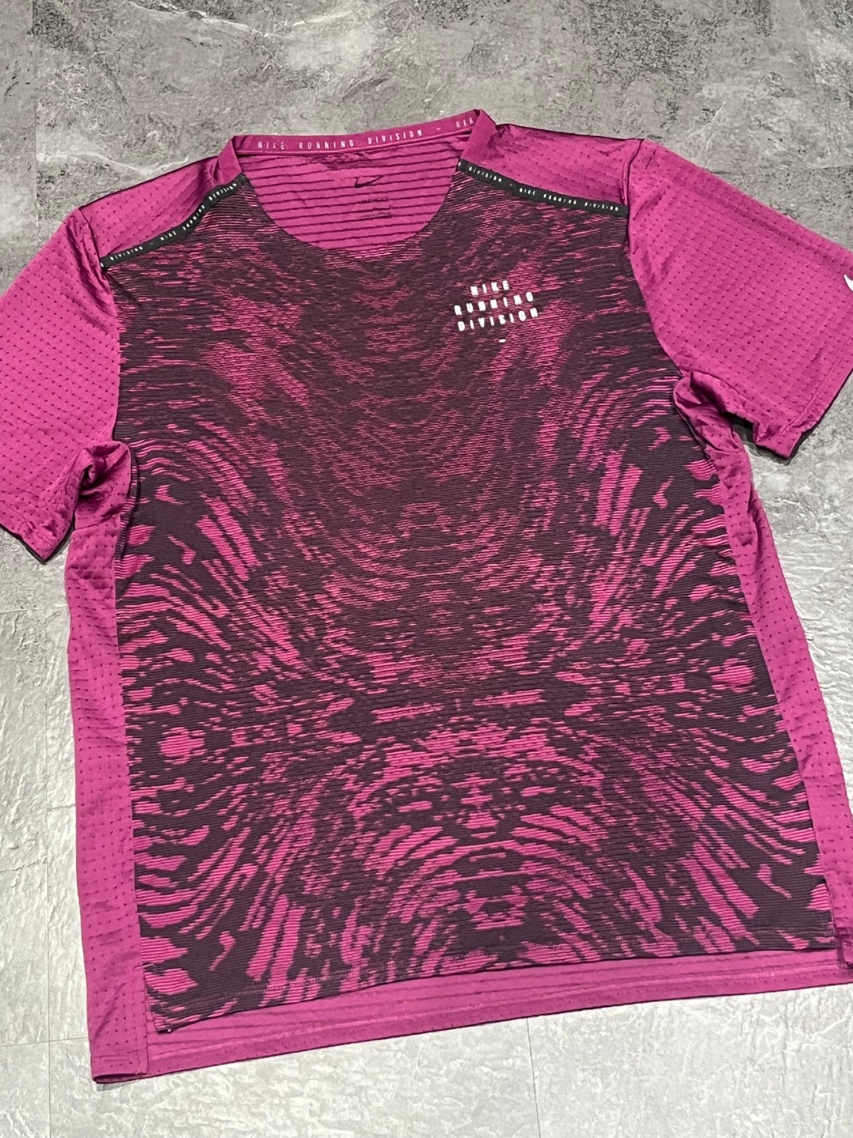 Purple Nike Men’s Dri Fit Rise 365 Running Division T Shirt