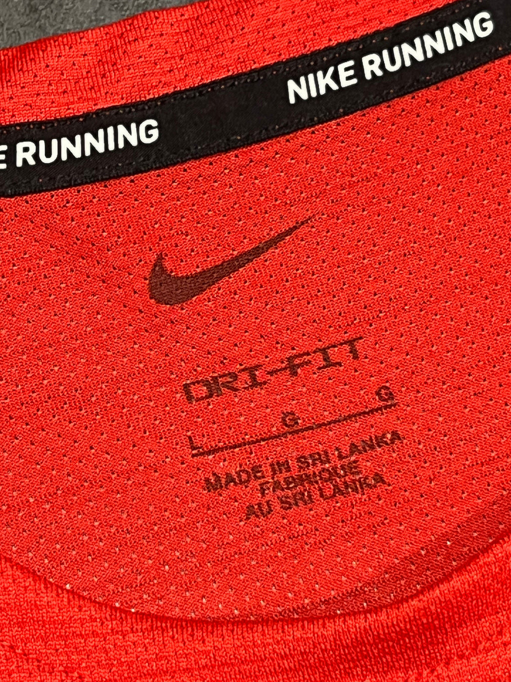 Red Nike Men’s Dri Fit Miler Running T Shirt