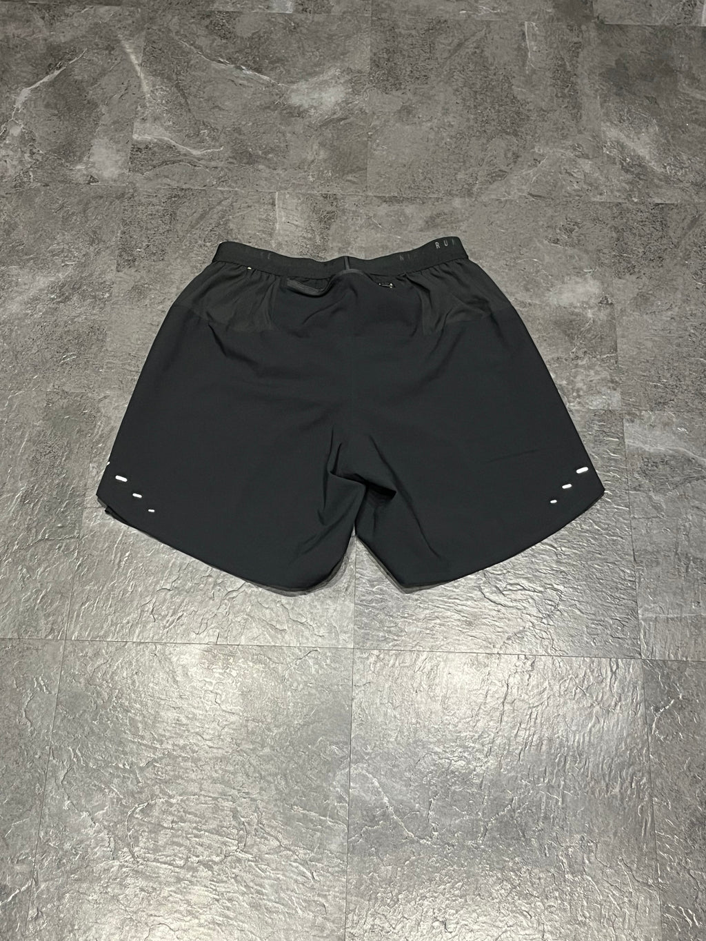 Black Nike Men’s Dri Fit Stride 7” Brief Lined Running Shorts