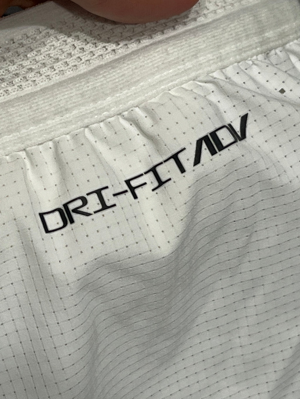 White & Blue Nike Men’s Dri Fit ADV 2” Racing Split Shorts