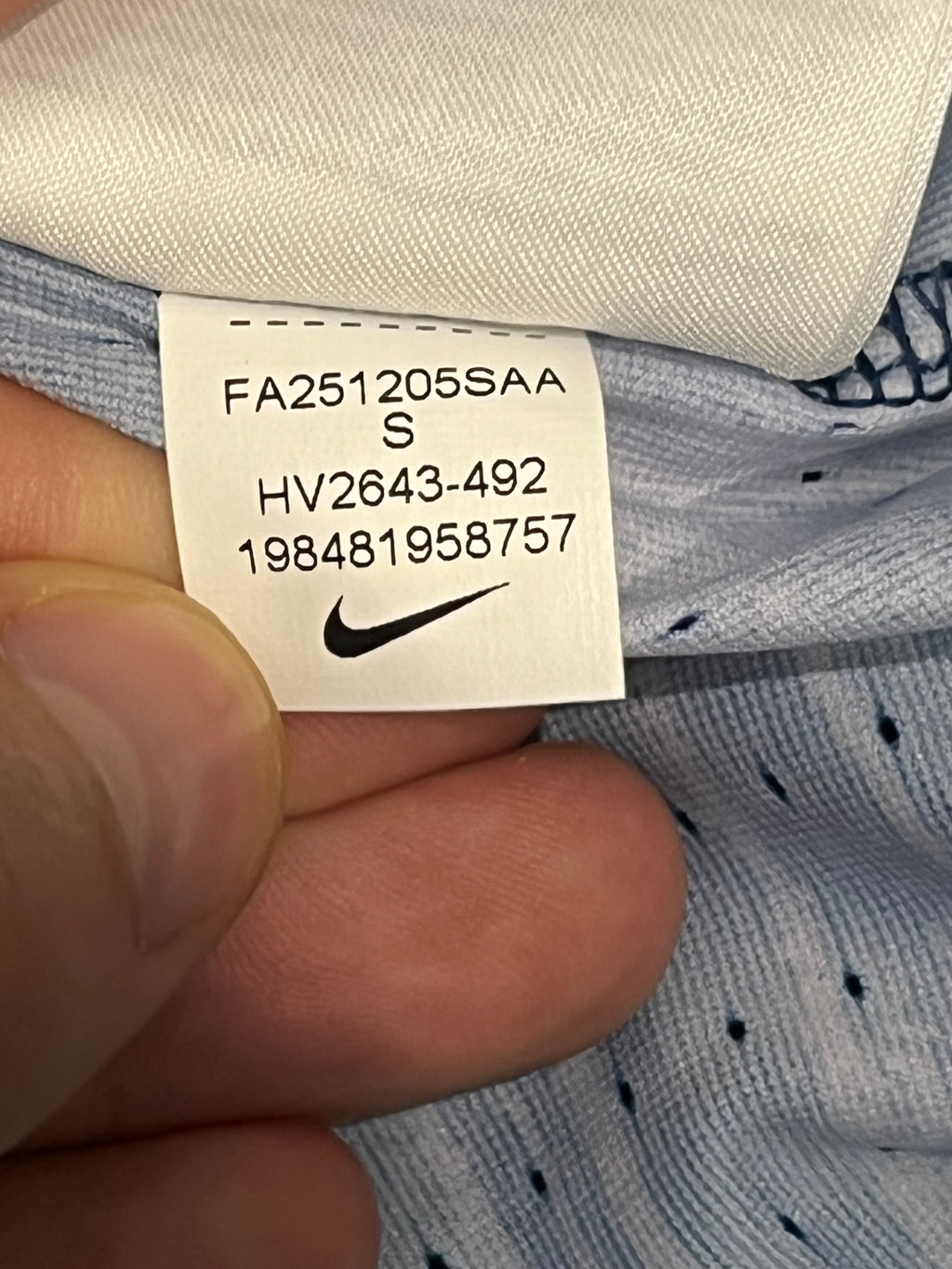 Coastal Blue/White Nike Men’s Dri Fit ADV Aeroswift Racing Singlet