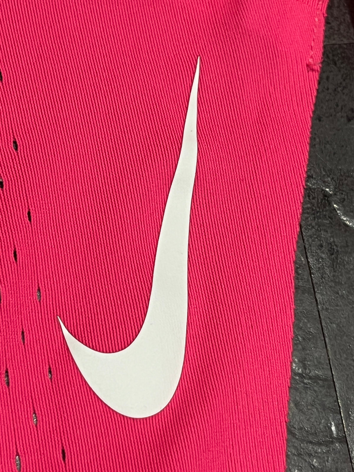 Pink & White Nike Men’s Dri Fit ADV Aeroswift Racing Singlet