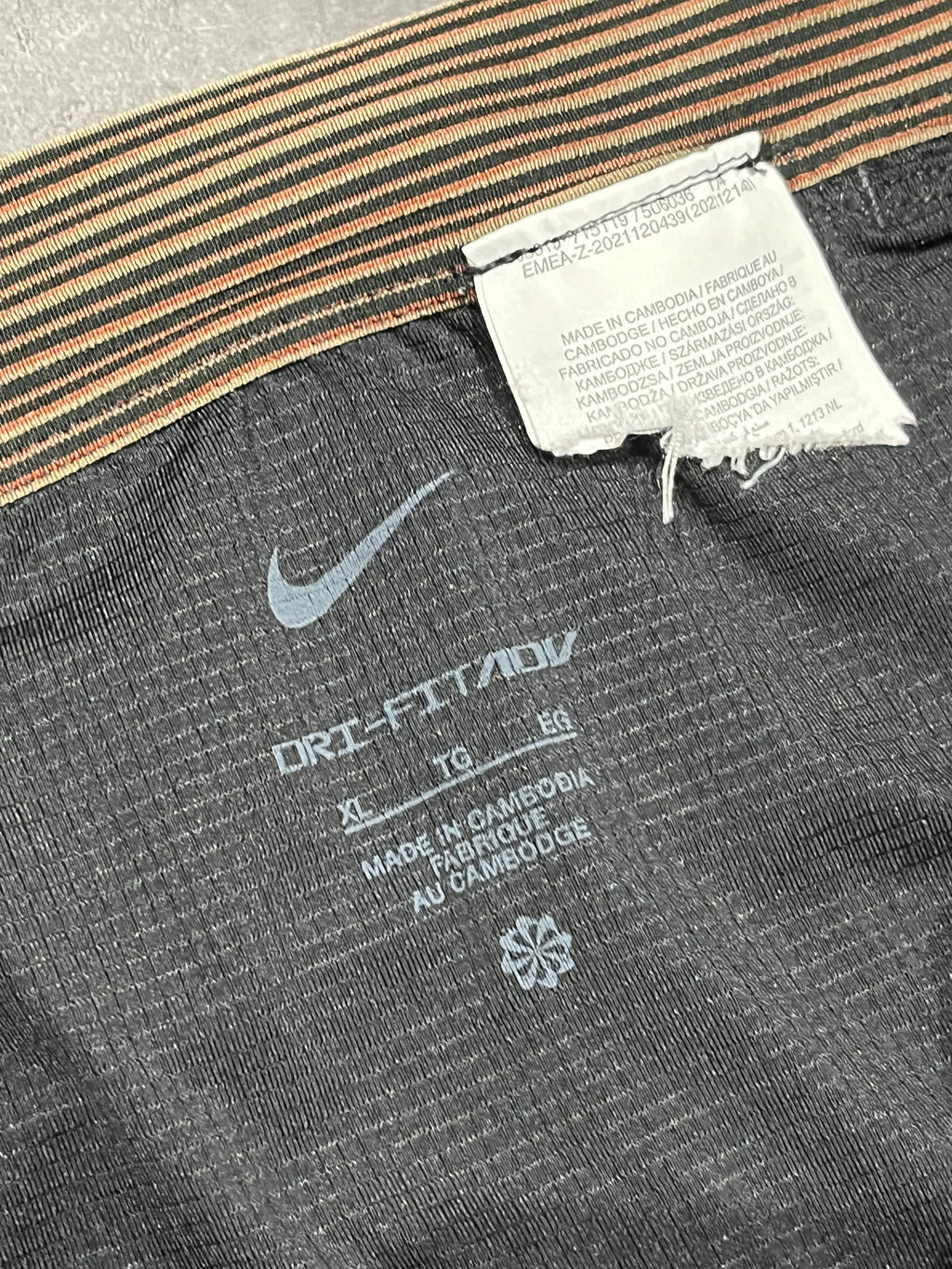 Brown & Green Nike Men’s Dri Fit ADV Aeroswift Racing 1/2 Tights