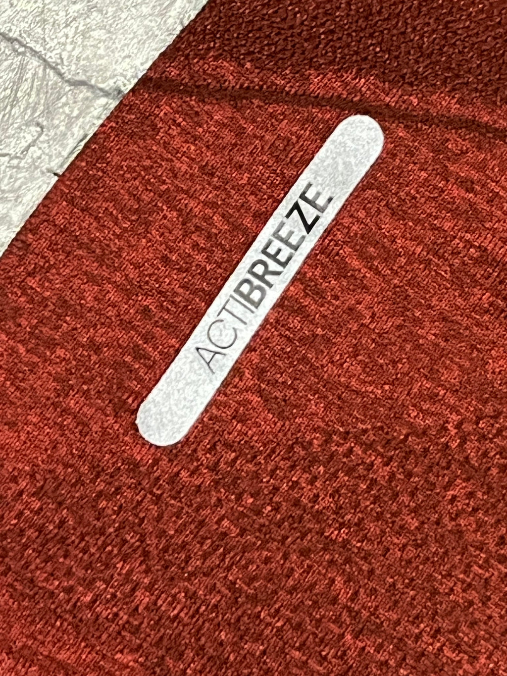 Dark Red Asics Men’s Seamless Actibreeze SS Running T Shirt