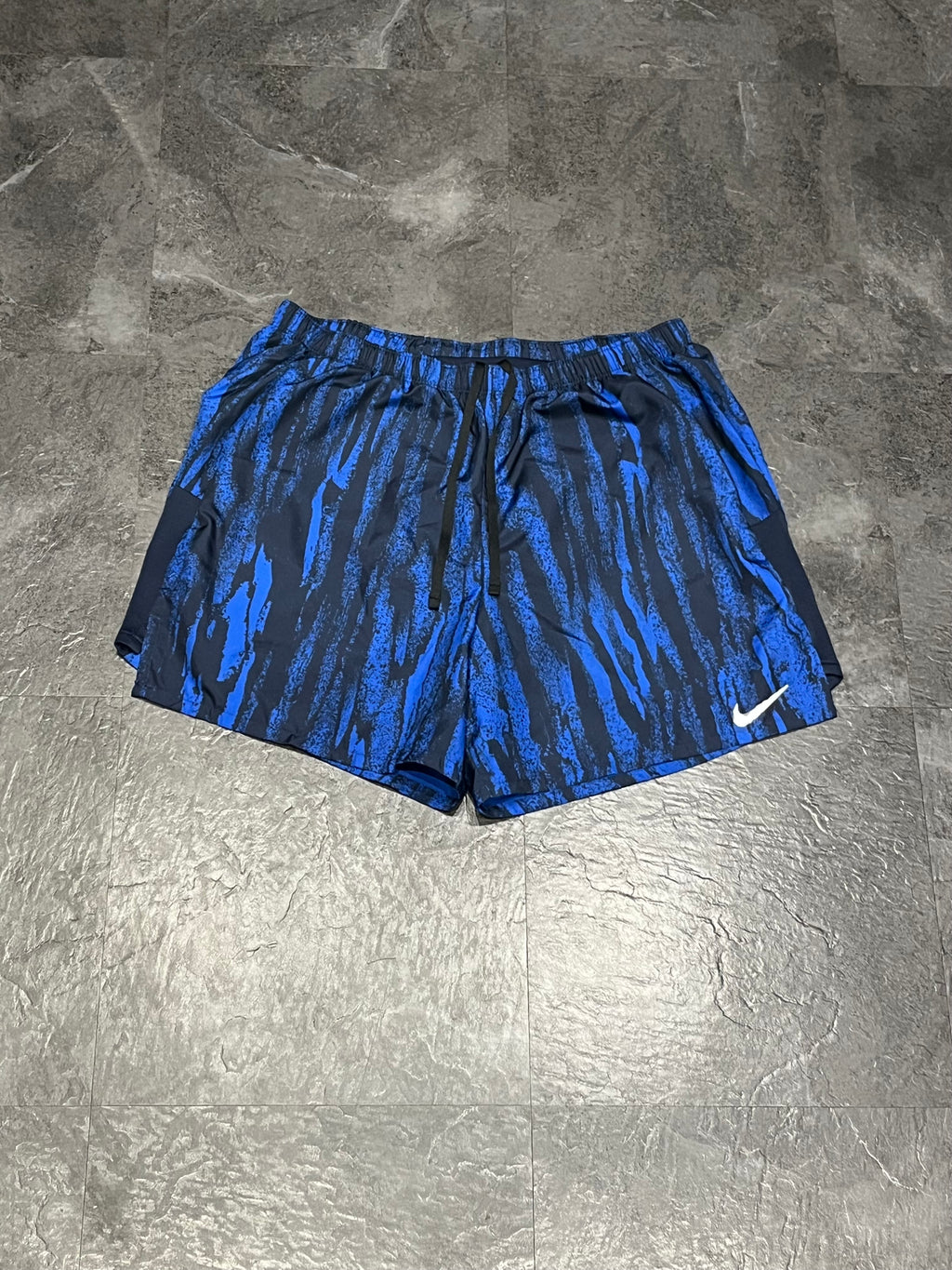 Blue / Black Nike Men’s Dri Fit Wild Challenger 7” Brief Lined Running Shorts