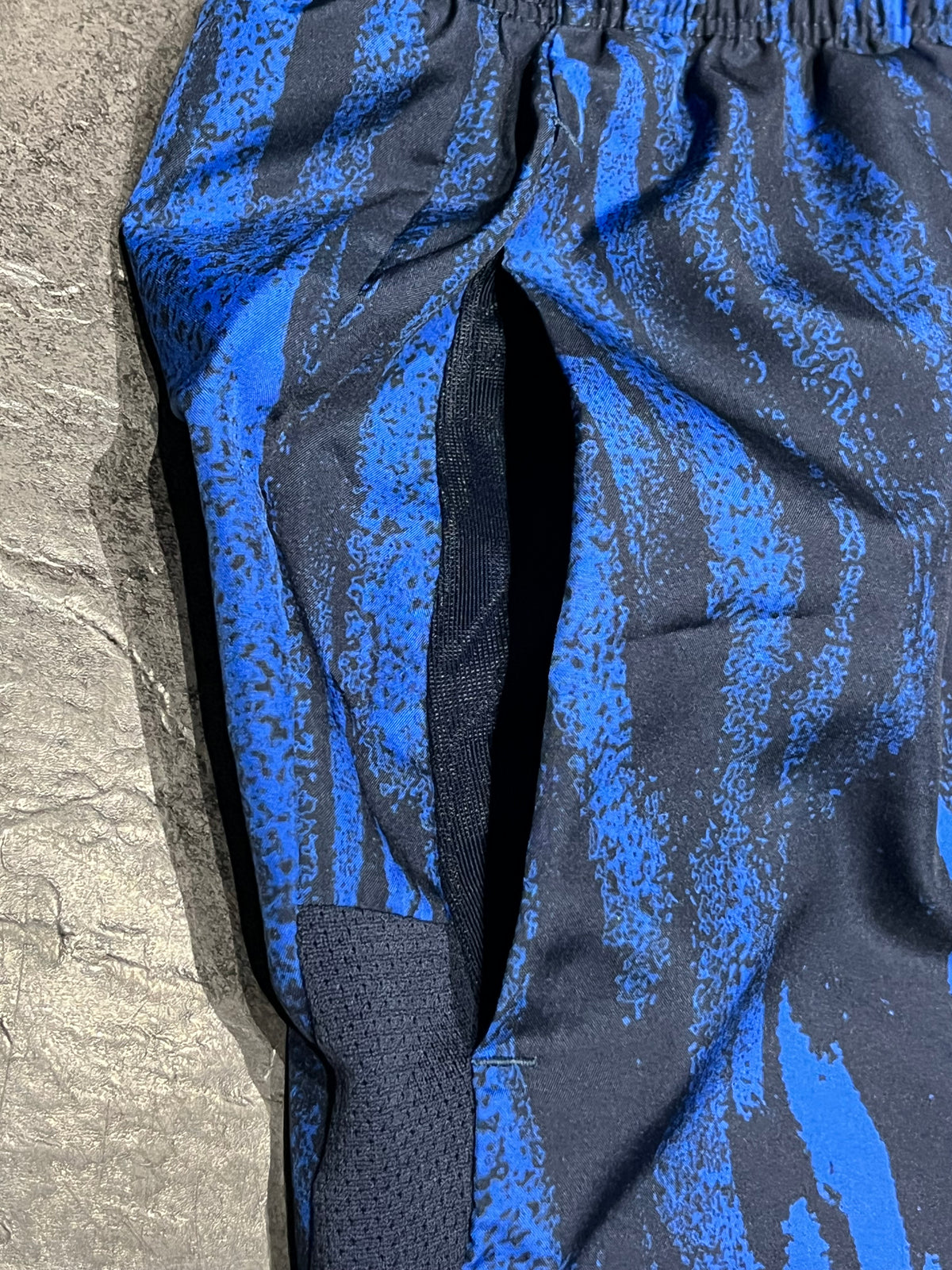 Blue / Black Nike Men’s Dri Fit Wild Challenger 7” Brief Lined Running Shorts