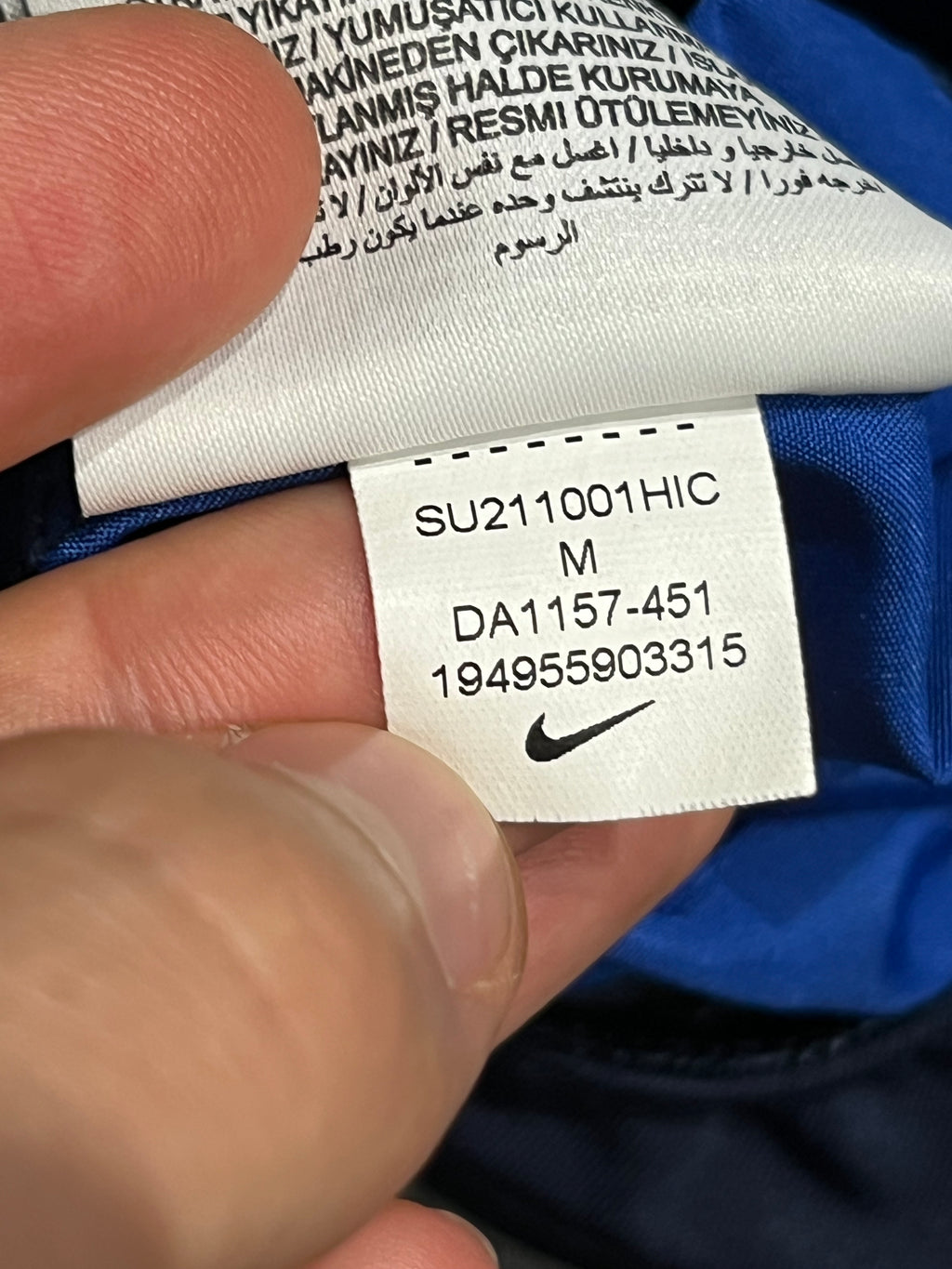 Blue / Black Nike Men’s Dri Fit Wild Challenger 7” Brief Lined Running Shorts