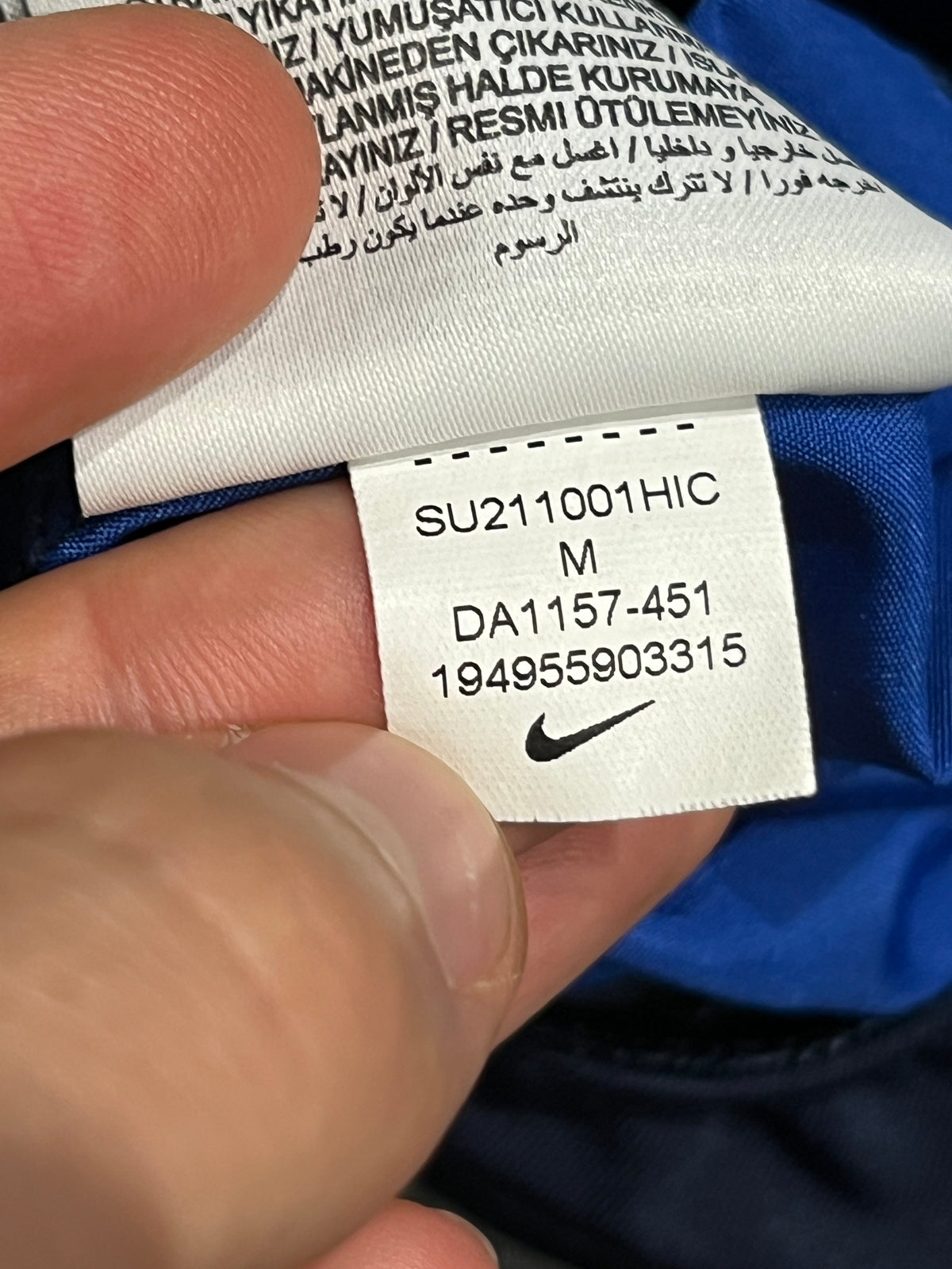 Blue / Black Nike Men’s Dri Fit Wild Challenger 7” Brief Lined Running Shorts