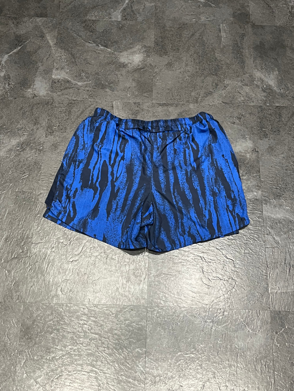 Blue / Black Nike Men’s Dri Fit Wild Challenger 7” Brief Lined Running Shorts