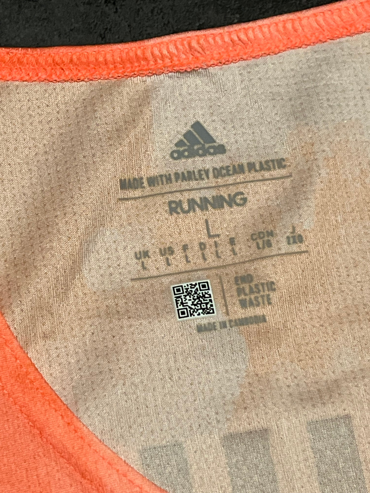 Orange Adidas Men’s Aeroready Racing Singlet