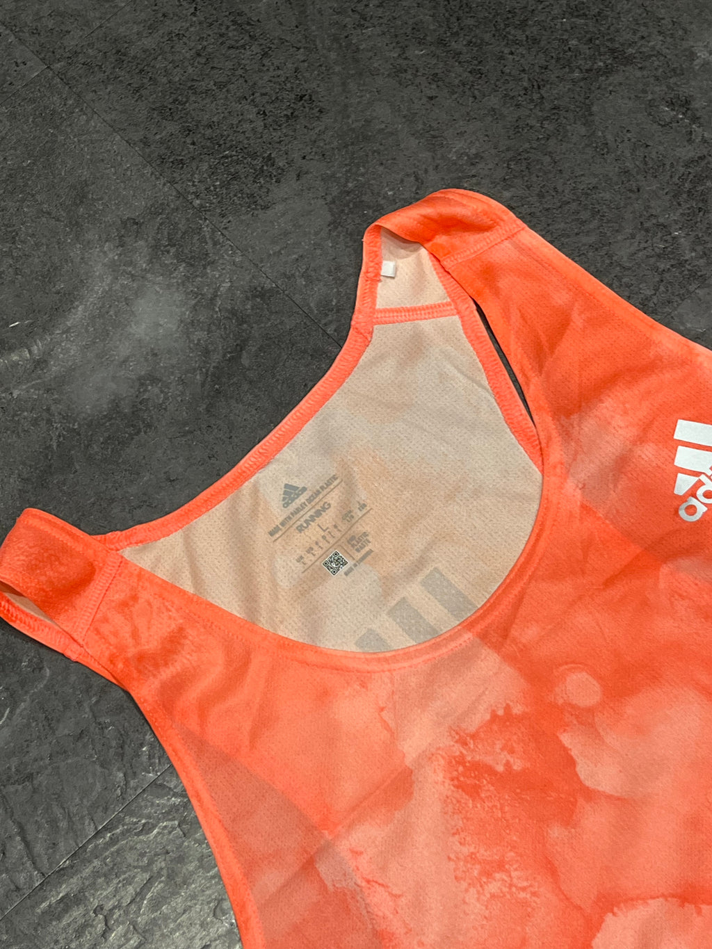 Orange Adidas Men’s Aeroready Racing Singlet