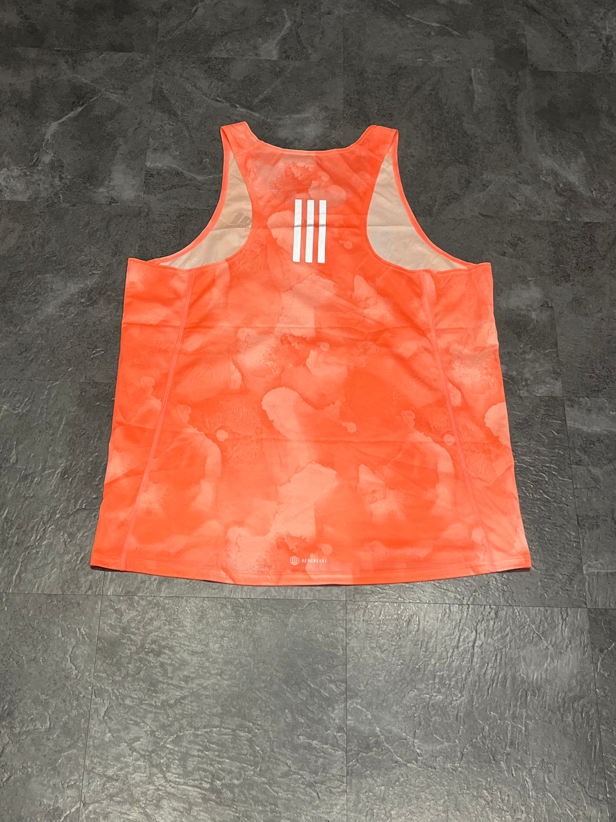 Orange Adidas Men’s Aeroready Racing Singlet