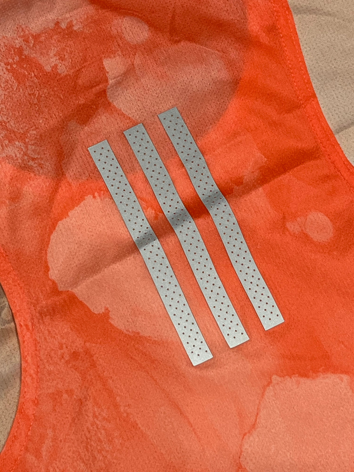 Orange Adidas Men’s Aeroready Racing Singlet