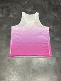 Pink/White Adidas Men’s Adizero Racing Singlet