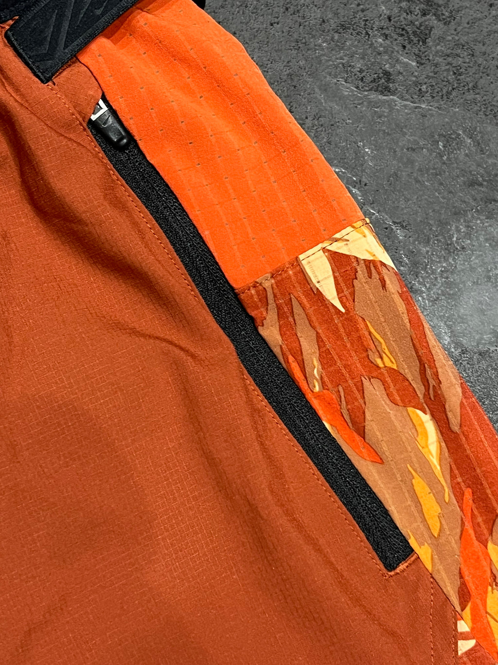 Orange Nike Men’s Dri Fit Trail 5” Brief Lined Running Shorts
