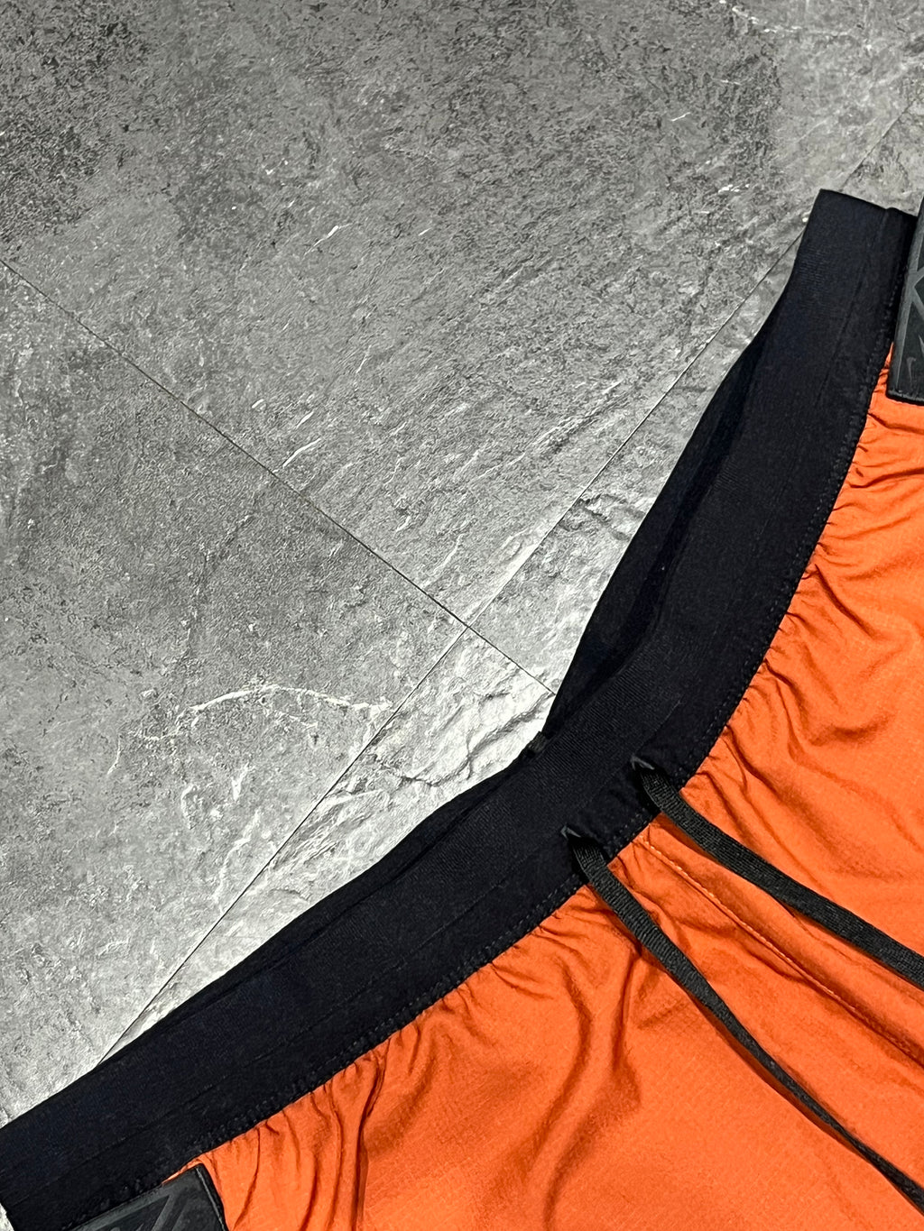 Orange Nike Men’s Dri Fit Trail 5” Brief Lined Running Shorts