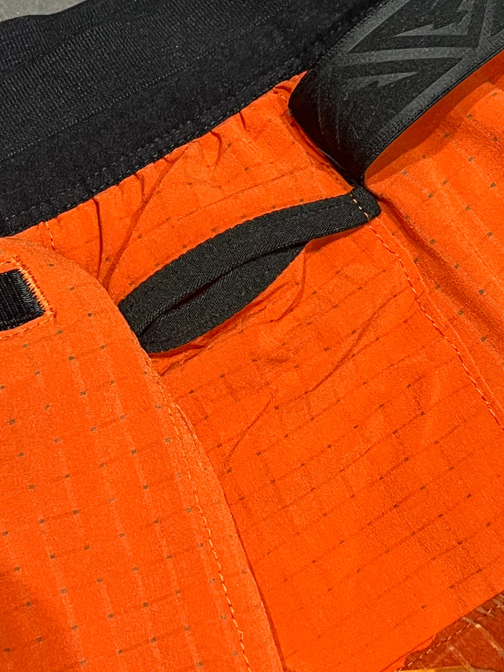 Orange Nike Men’s Dri Fit Trail 5” Brief Lined Running Shorts
