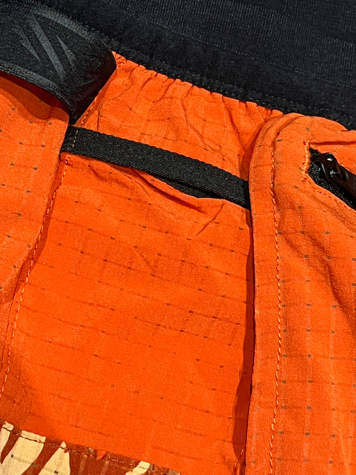 Orange Nike Men’s Dri Fit Trail 5” Brief Lined Running Shorts