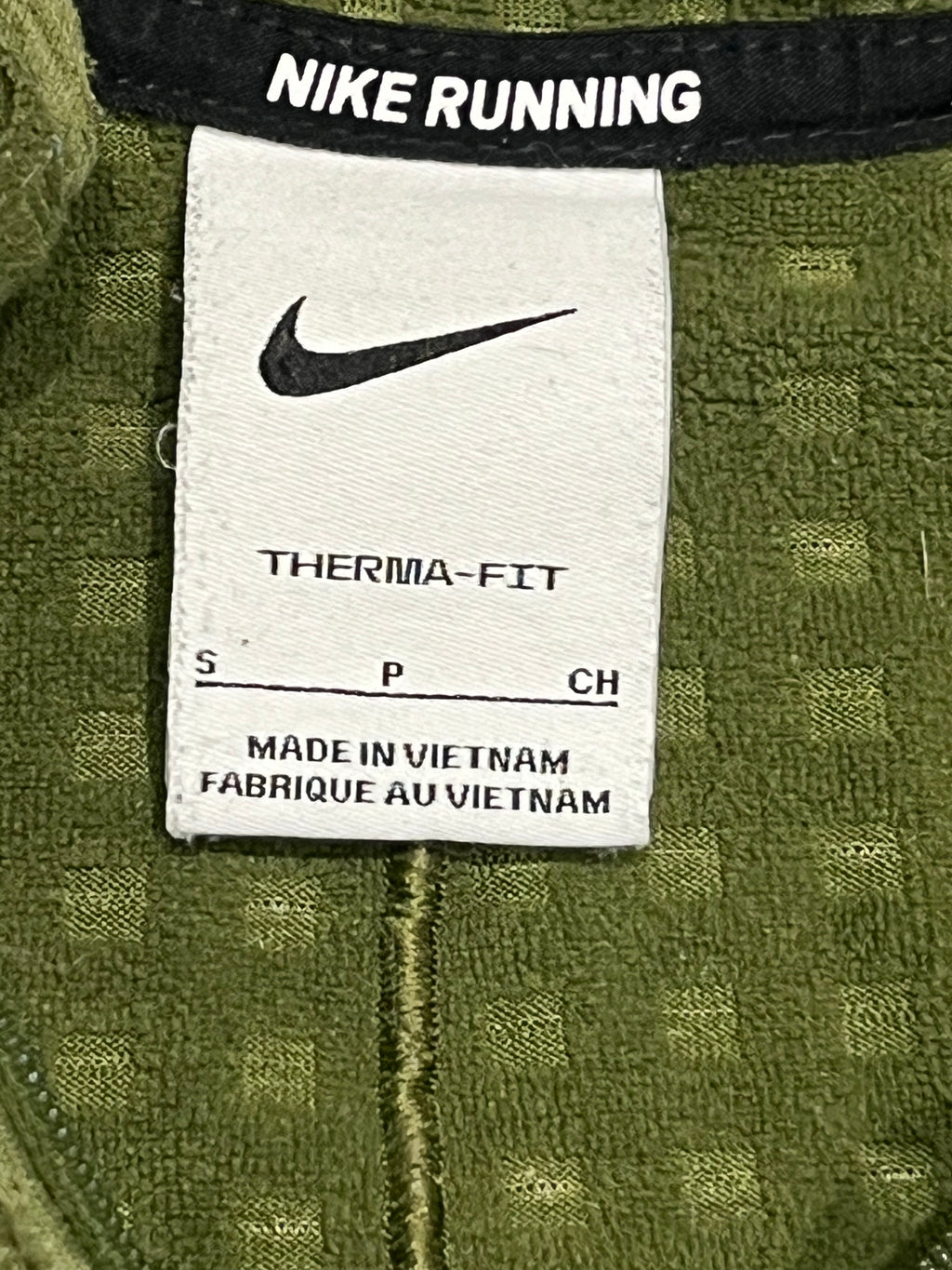 Green Nike Men’s Therma Fit 1/4 Zip Running Top
